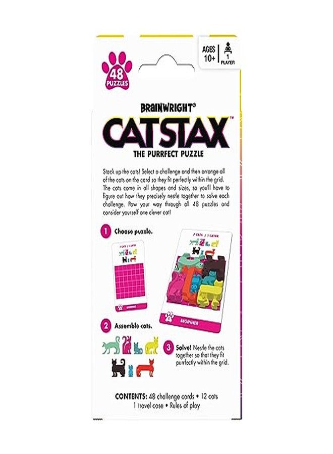 Brainwright - Cat STAX - The Purrfect Puzzle - 48 Pieces - Image 3